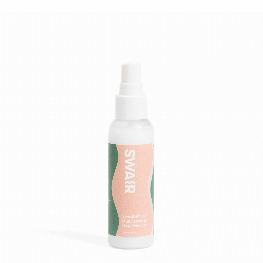 Mini SweatShield Leave-In Conditioner bottle on white background